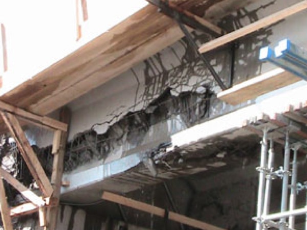 Hydrodemolition manier van slopen